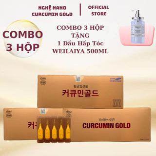 Combo 5 Hộp Tinh Chất Nghệ Nano Curcumin Gold Hàn Quốc Tăng Sức Đề Kháng