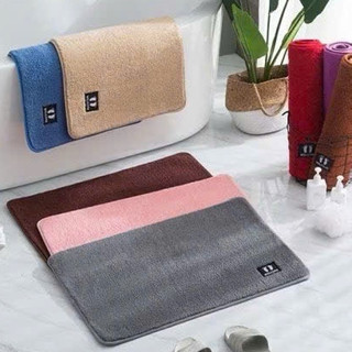 Thảm lau chân PTLUXURY hình chữ nhật len mềm mịn dày dặn chống trơn trượt [ HÀNG TỐT ]