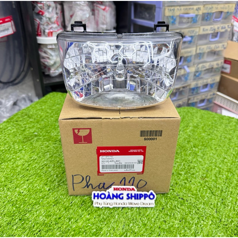 Pha đèn wave 100/110 chính hãng nhập thái