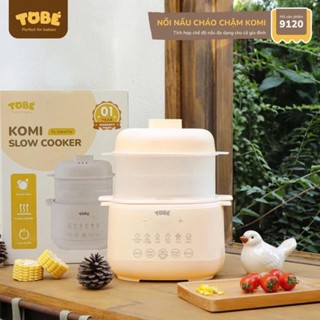 [Mã 9120] Nồi nấu cháo chậm KOMI TOBE 8 chế độ, dung tích 1L