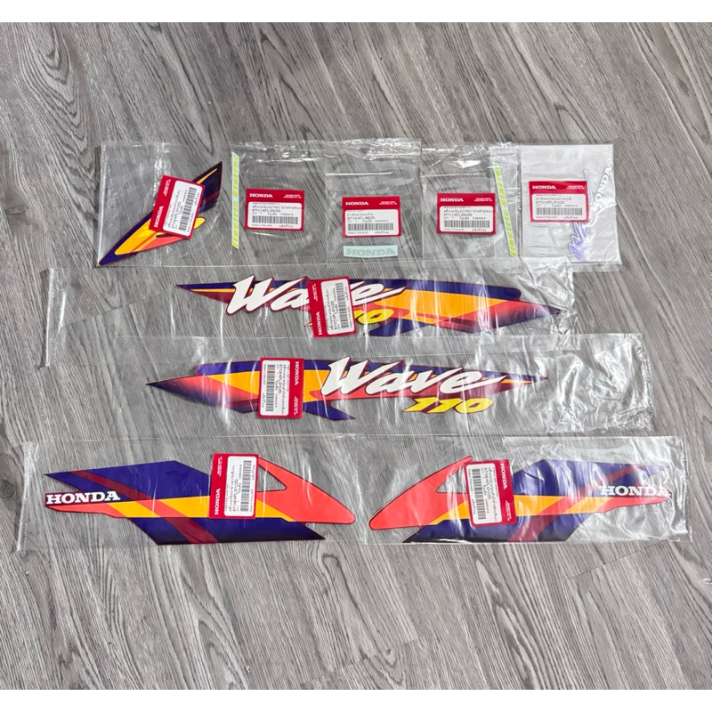 Tem wave 110 đỏ tươi chính hãng đời 2000