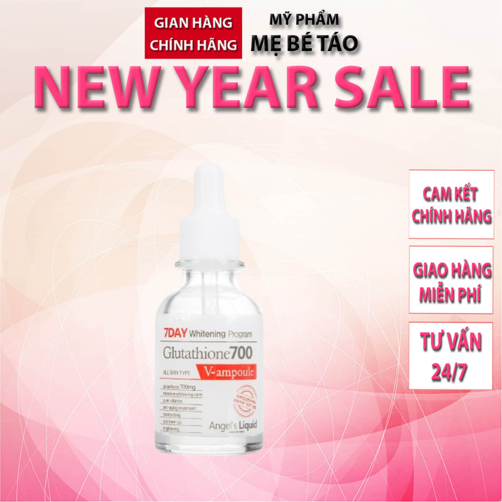 Tinh chất trắng da Angel's Liquid 7 Day Whitening Program Glutathione 700 a-ample