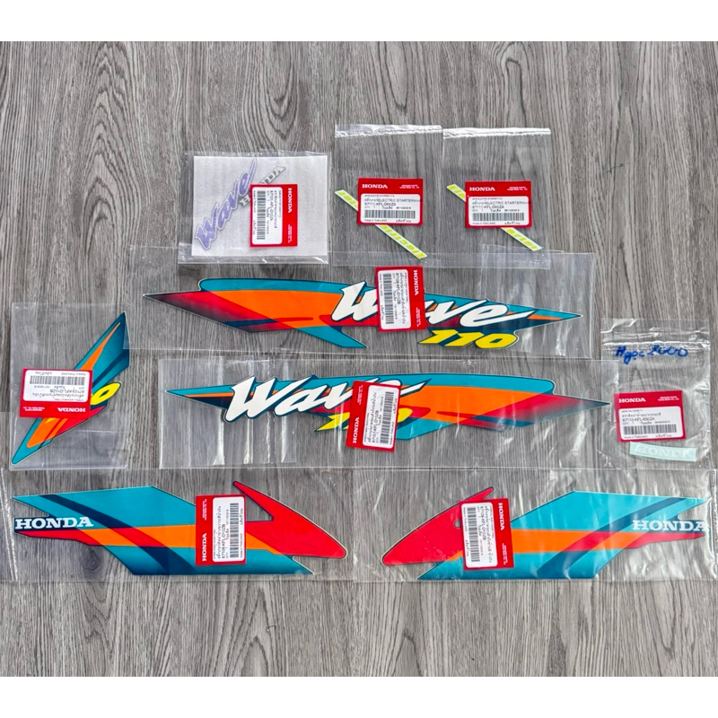 Tem wave 110 xanh ngọc chính hãng đời 2000