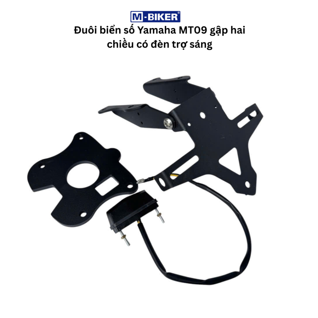 Pad biển số MT09, Đuôi biển số gập MT09, Pad biển số rút gọn cho Yamaha MT09