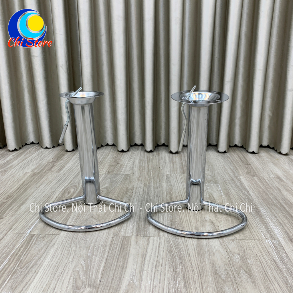 Phụ Kiện Bát Ghế Xoay Cao 60/80cm Thay Thế Chân Cũ, Bát Ghế Make Có Để Chân