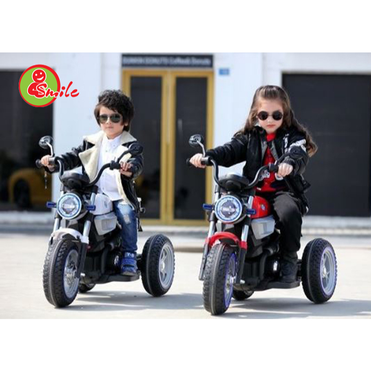 Xe máy điện trẻ em SS118 babesmile, xe mô tô BMW R Nine T Scrambler dành cho bé