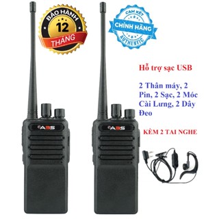 Bộ 2 Bộ Đàm ABS GP358 – Giá Rẻ Siêu Bền, Cự Ly Xa, Hỗ Trợ Sạc Type-C