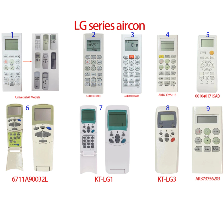 Remote Điều Hòa LG – Thay Thế Tương Thích, Nhạy, Bền, Dễ Sử Dụng, Tiết Kiệm Pin