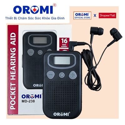 Máy trợ thính có dây OROMI MD-238 - Tai nghe trợ thính cho người già, người bệnh - PIN  AAA 1.5V