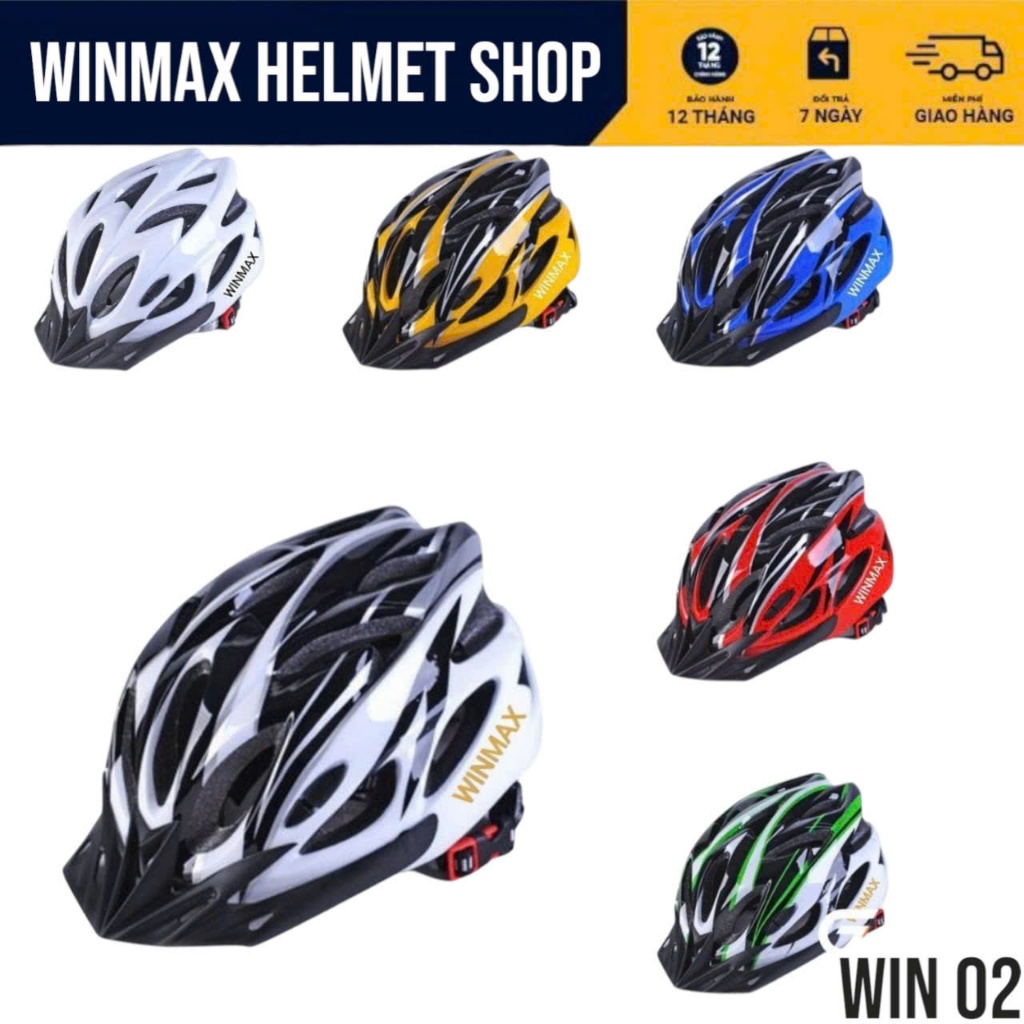 WINMAX HELMET Mũ Bảo Hiểm Xe Đạp Thể Thao Thương Hiệu WINMAX HELMET BH 12 THÁNG