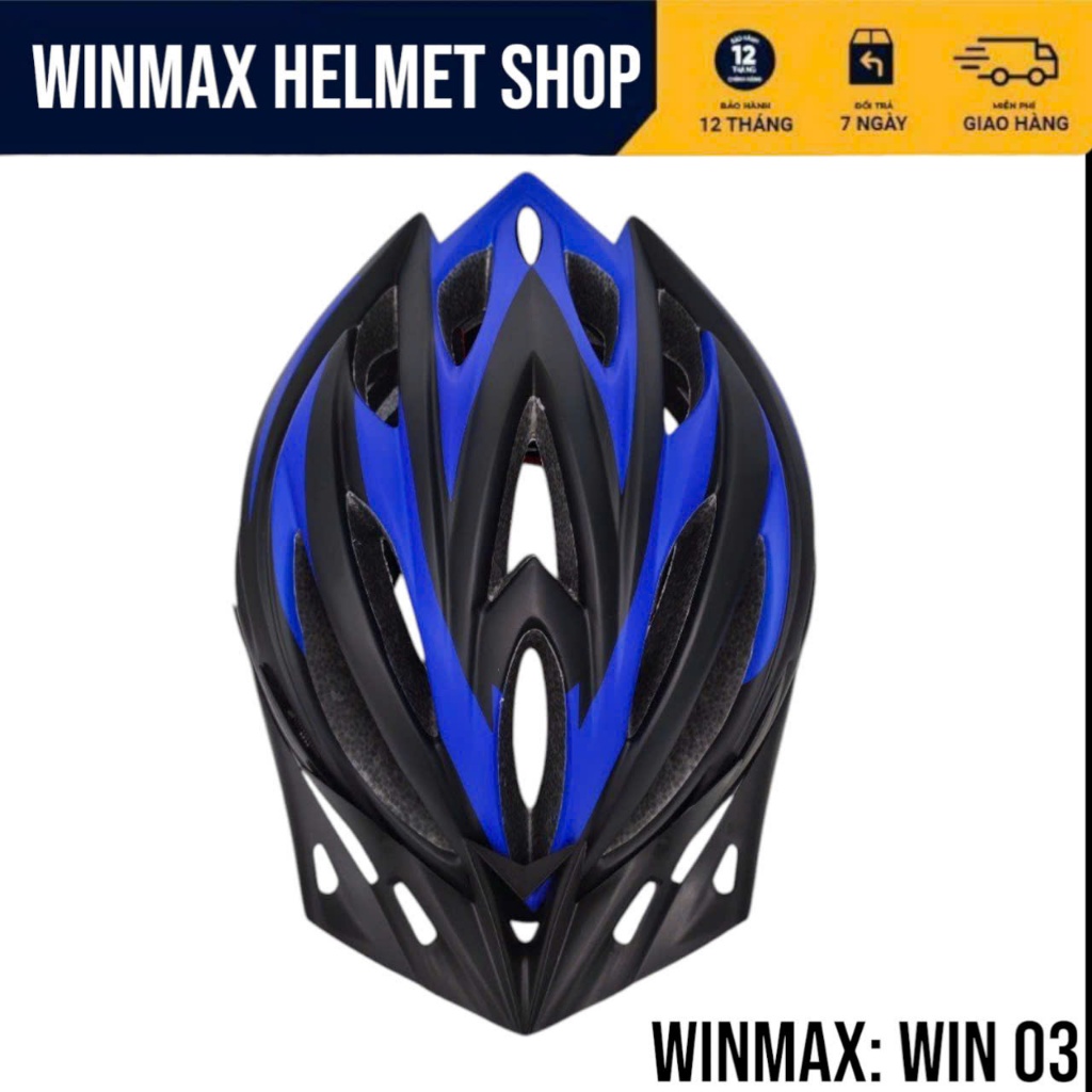 WINMAX HELMET Win 03 Mũ Bảo Hiểm Xe Đạp Thể Thao Cho Người Lớn Thương Hiệu Winmax Helmet BH 12 Tháng