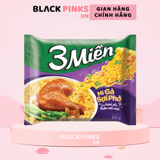 Mì 3 Miền gà sợi phở/tôm hùm/tôm chua cay/chay lá đa gói 65g