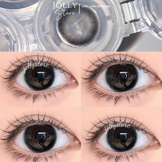 Lens Kính áp tròng 105 BLACK LUNA EYES giãn vừa 14.2mm JOLLY STORE