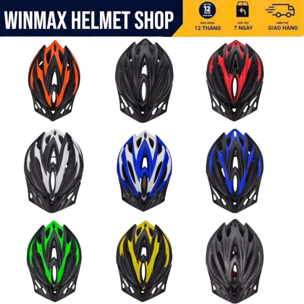 WINMAX HELMET Mũ Bảo Hiểm Xe Đạp Thể Thao Cho Người Lớn Thương Hiệu Winmax Helmet BH 12 Tháng