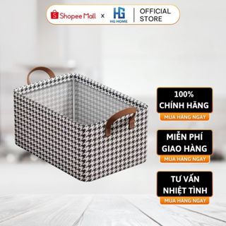 Hộp Đựng Quần Áo Khung Thép Gấp Gọn Thông Minh HGHOME Giỏ Đựng Quần Áo Đồ Lót Sắp Xếp Tủ Đồ Gọn Gàng