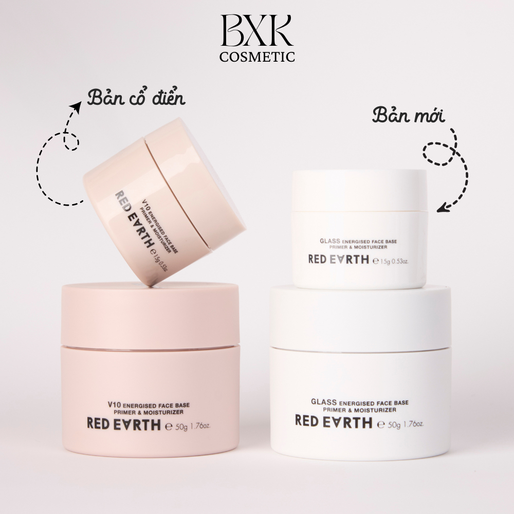 Kem lót RED EARTH chính hãng dưỡng ẩm và làm mềm da che lỗ chân lông BXK COSMETICS