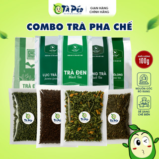 Trà đen Hồng trà Lộc Phát gói 100g nguyên liệu nấu trà sữa Phúc Long Truyền Thống Olong Lài TÀ PÉO