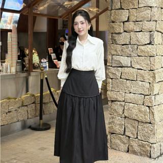 Áo sơ mi thiết kế U&M viền tay nhẹ nhàng thanh lịch đi làm đi chơi dễ phối đồ có Bigsize (AT26)