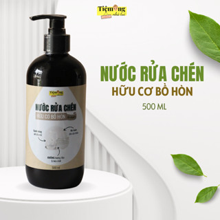 Nước rửa chén hữu cơ từ bồ hòn sả chanh sạch bóng không hương liệu không hóa chất 500ml