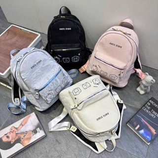  Balo Ainitu Da Nhung Bản Quai To Đệm Mút Size 40 Đựng Sách Vở Đi Học Đi Làm Du Lịch - BL30 