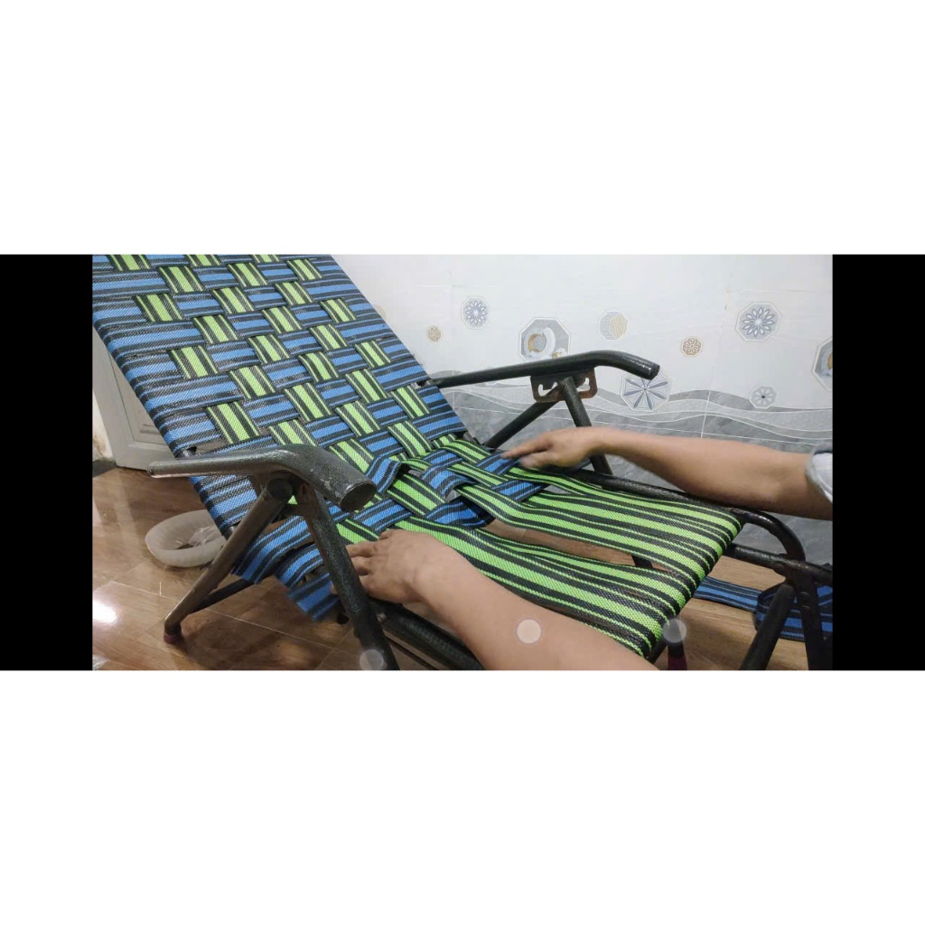 Ghế xếp gấp gọn, bộ dây đan ghế xếp, ghế gấp gọn