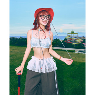 Layer ren phối ngoài balletcore - Remmus | Phụ kiện tạp dề layer nữ tính phong cách tiểu thư vintage