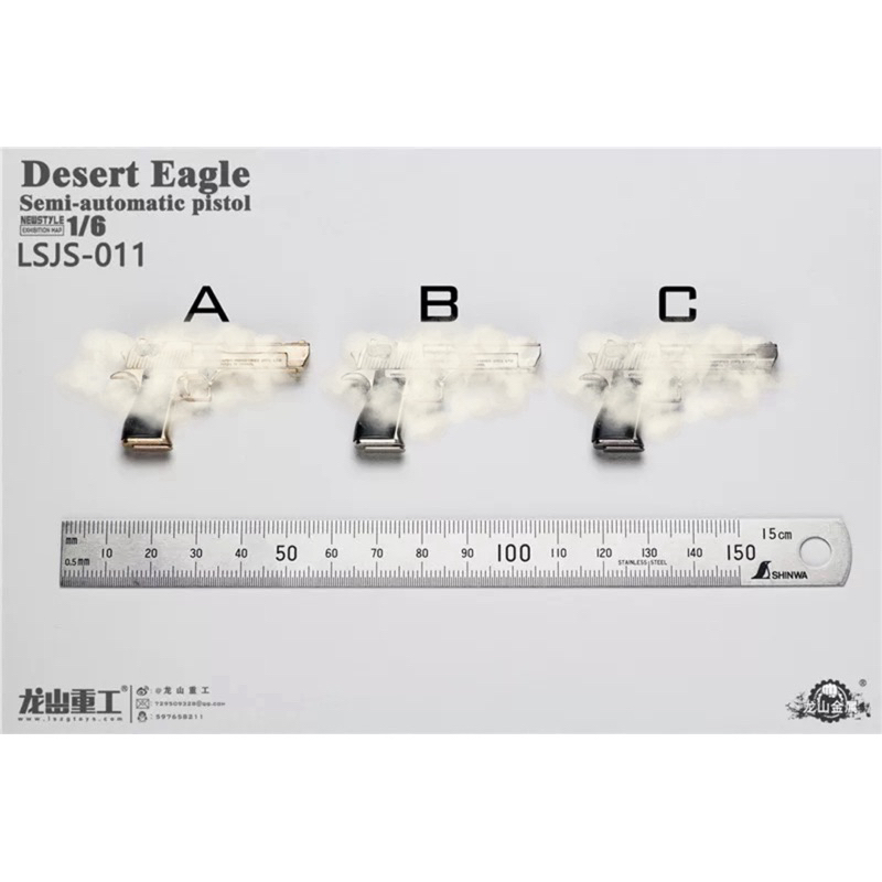 [ORDER_LƯU Ý MÔ TẢ] Phụ Kiện , Mô Hình Súng Đồ Chơi Mini DE - Figure 1/6 1:6