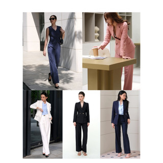 [Walenty] Quần dài nữ ống đứng form chuẩn tôn dáng, vải cotton cao cấp ít nhăn dễ phối đồ