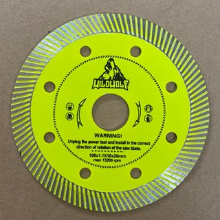 (Hộp 10 lưỡi) Lưỡi cắt gạch men, cắt đá, gạch ngói gốm sứ Wildwolf 100 (Sói hoang) loại tốt