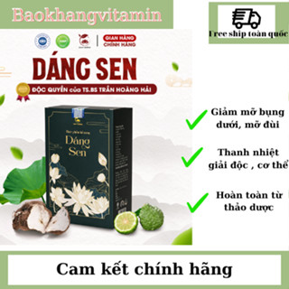 Trà thảo mộc Dáng sen hỗ trợ thải độc, giảm mỡ Nam Y đường dạng túi lọc