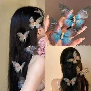 Kẹp Tóc Hình Bướm Phong Cách Cổ Điển Đáng Yêu Cho Nữ
