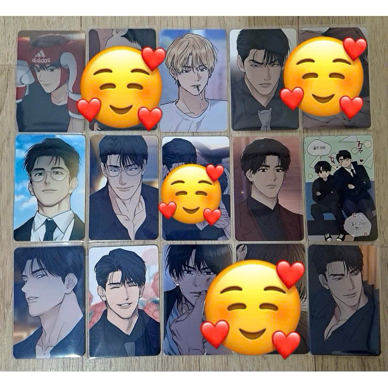 (sẵn) Full 15 Card Payback (đọc kỹ mô tả sản phẩm giúp shop nha) - Pack random Manhwa BL