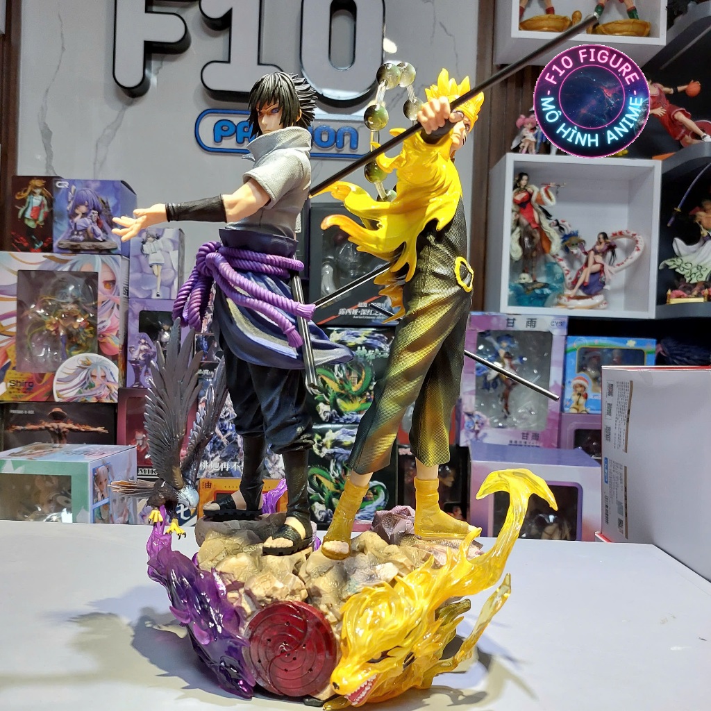 Mô hình Naruto Sasuke Lục Đạo Rinegan -  Mô hình Naruto Sasuke Lục Đạo Rinegan 35cm sắc nét