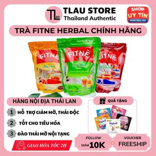  Trà Fitne Herbal Thái Lan Chính Hãng trà thảo mộc detox thải độc giảm mỡ giữ dáng an toàn 30-40 gói - TLAU Store 