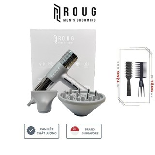 Máy sấy tóc CR Roug Men's Grooming Pro 2800W ion âm bản cao cấp cho nam nữ + Tặng 2 lược tạo kiểu