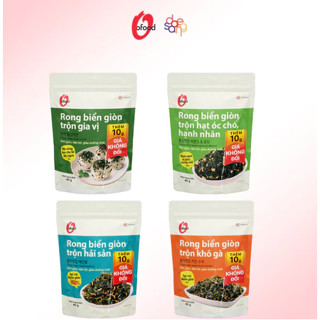 Combo 4 rong biển giòn trộn 4 vị O'food gói 40g