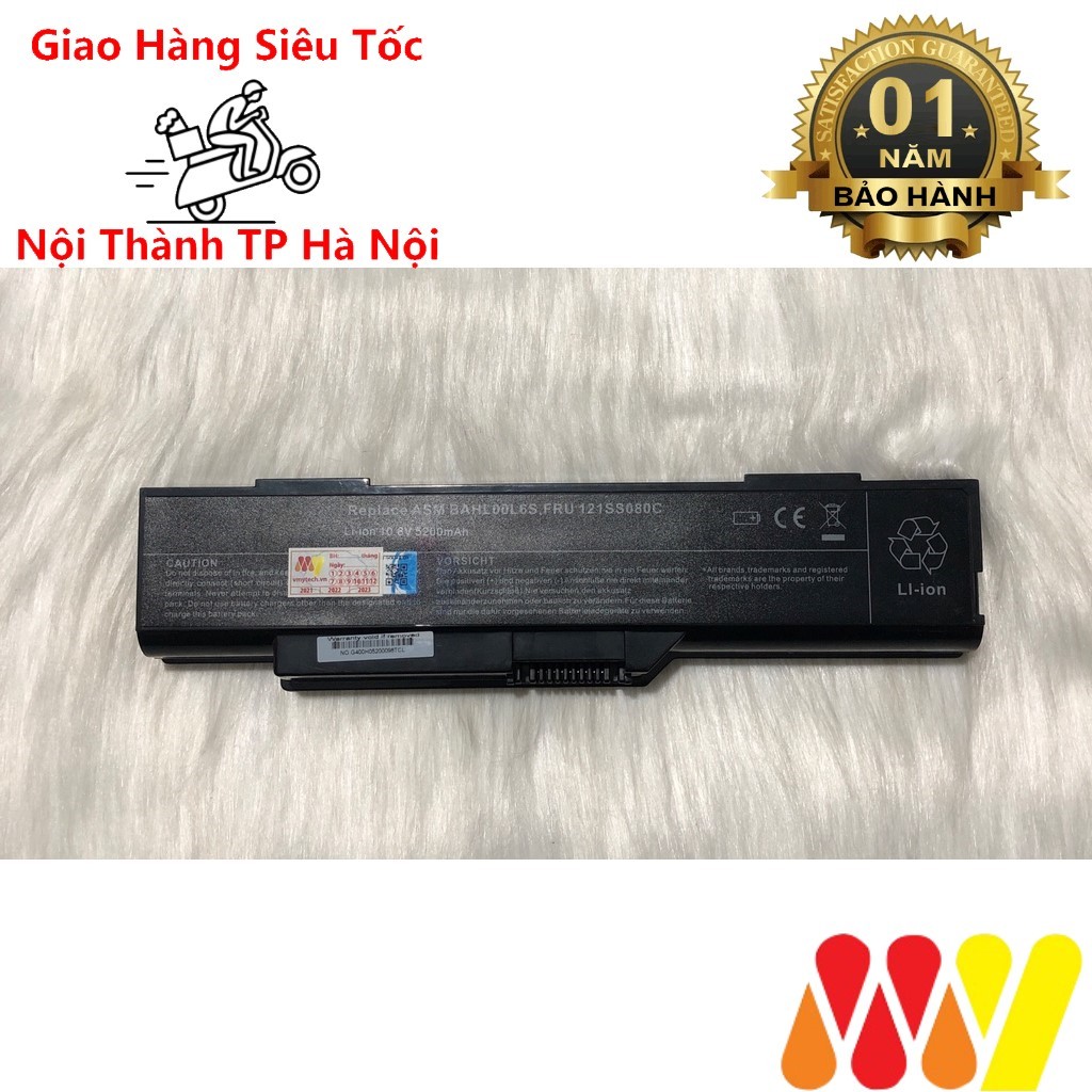 Pin laptop LENOVO 3000 G410 G400 C510 C460 6cell Battery For Lenovo 3000 G400 3000 G400-14001 G410