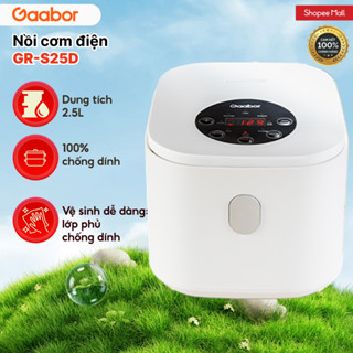 Nồi cơm điện tử Gaabor GR-S25D 400W mini 1L chế độ nấu đa năng lòng nồi chống dính nhiều chế độ nấu