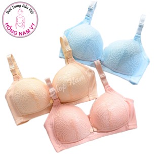  Áo ngực bầu cho con bú HỒNG NAM VY chống chảy xệ ren mịn đẹp 