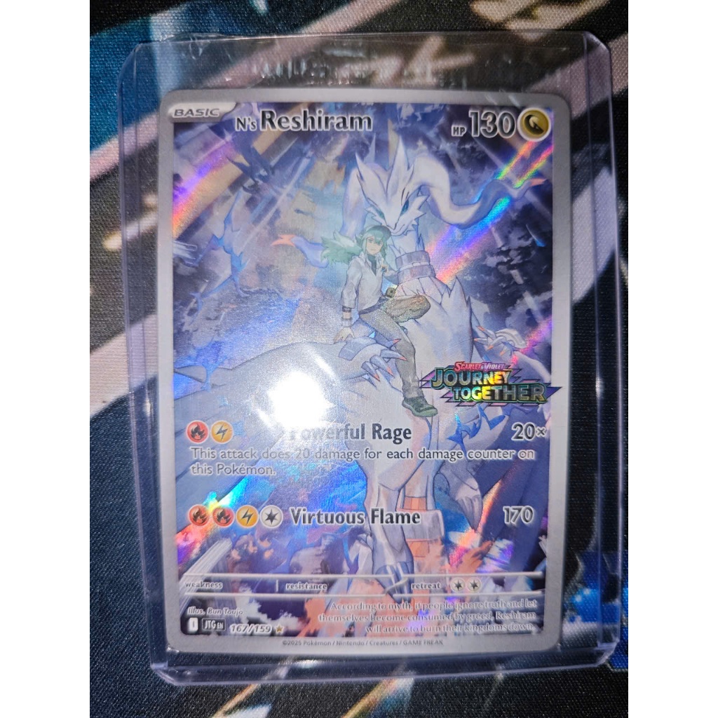 Thẻ bài Pokemon - TCG - N's Reshiram - 167/159 - Illustration Rare