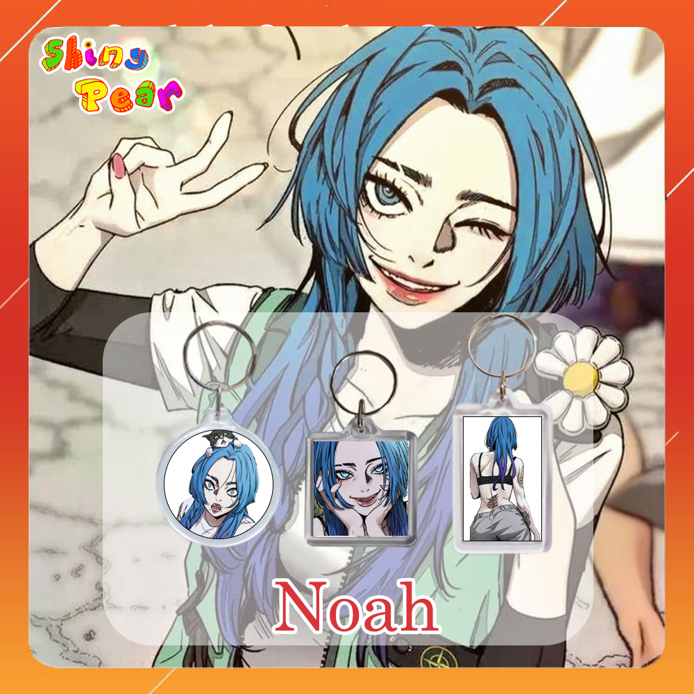 [Windbreaker] - Móc chìa khóa | Móc khóa Noah / Noah Austin Manhwa Thể thao cực hạn làm quà tặng, tr
