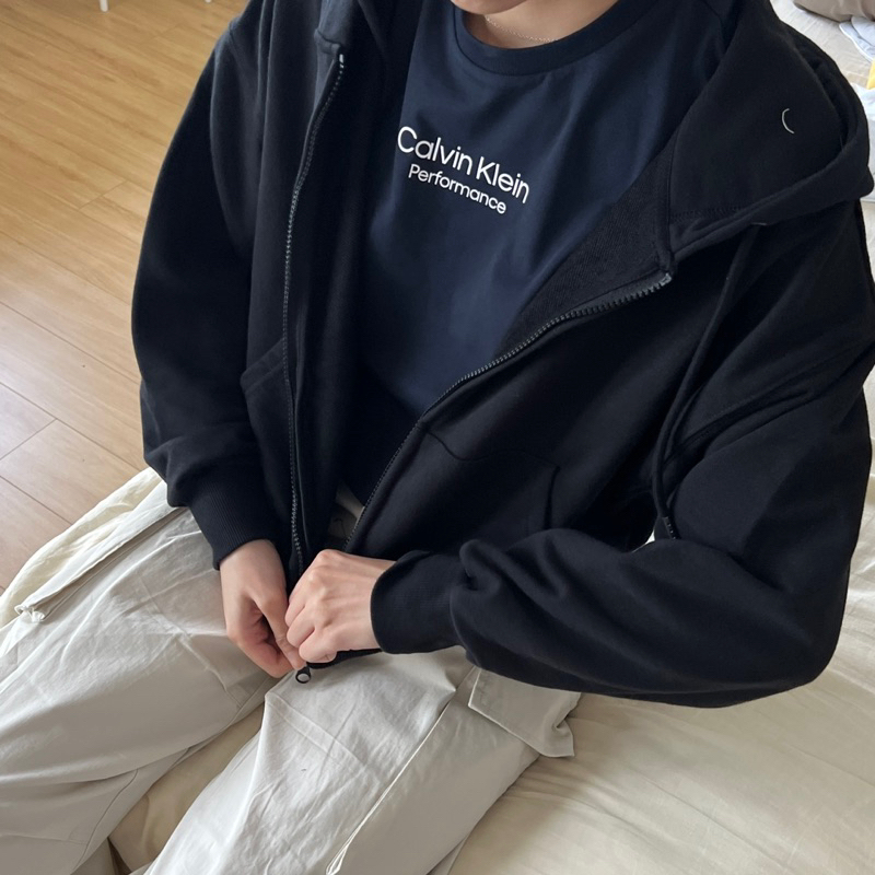 Hoodie Spao Scropped Vải French Terry chính hãng