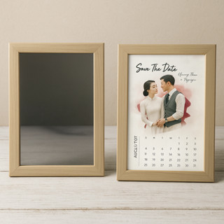 Tranh gương đèn led hiện ảnh khi bật đèn - Gương đèn in theo yêu cầu - Gương đèn để soi kết hợp decor bàn học, đèn ngủ