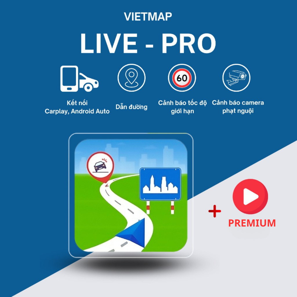 Thẻ Vietmap Live Pro - Hàng chính hãng, Bảo hành 24 tháng