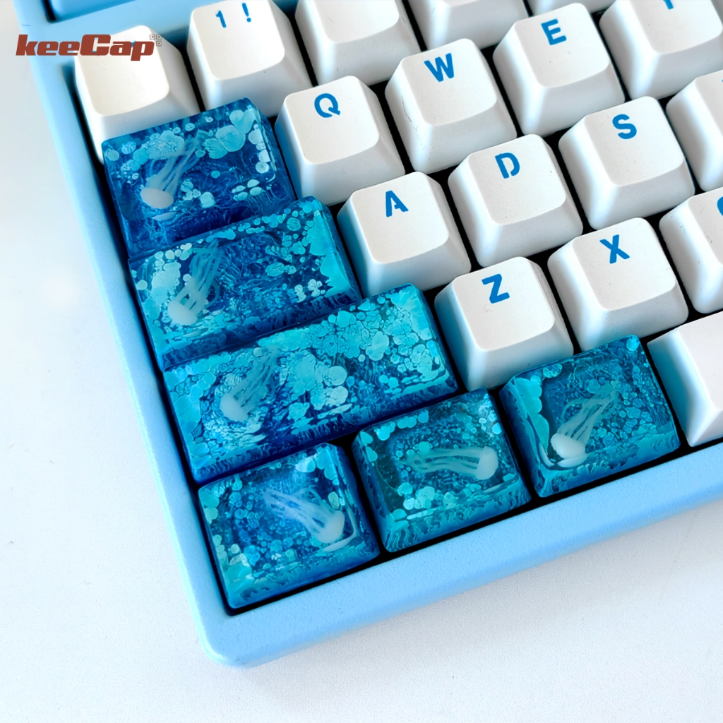 [KEECAP] Keycap Artisan Sứa Biển Resin 3D