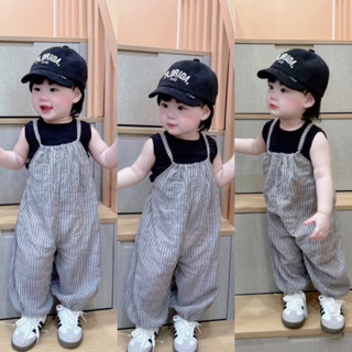 [Hana Kids By Quynh Cao] Jumpsuit C.o.ver Hàn Cho Bé Gái Tặng Kèm Áo Siêu Dễ Thương / Yếm Liền Thân / Jum Dài Cho Bé Gái