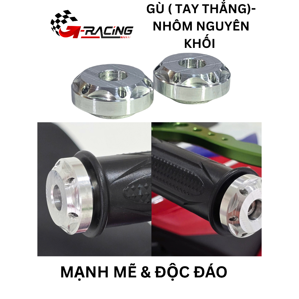 Gù nhôm CNC nguyên khối G-Racing Nguyên bản| GGG001-0