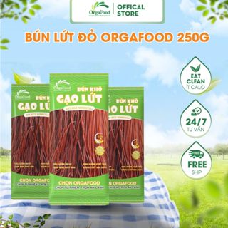  Bún gạo lứt đỏ Orgafood 250g bún gạo lức ăn kiêng ăn eatclean giảm cân 