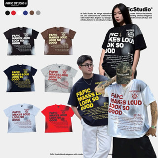  Áo thun Nam FOG LOUD Boxy 250gsm in loang FAFIC STUDIO nữ unisex cotton local brand 