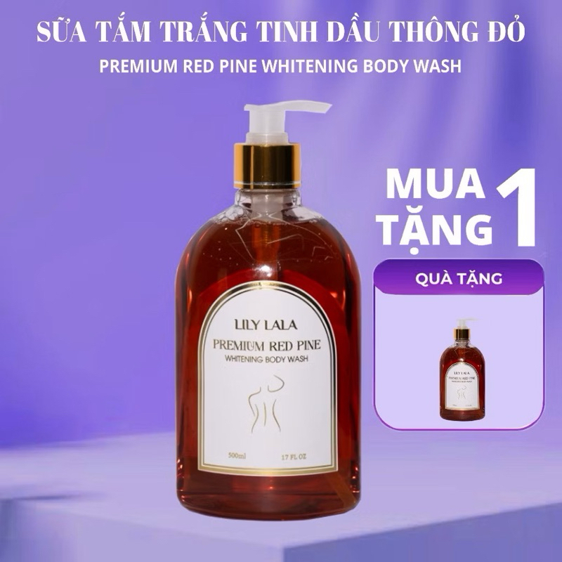 [MUA 1 TẶNG 1 ] Sữa tắm tinh dầu thông đỏ nhà Lily lala.